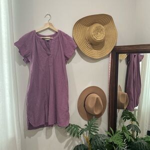 Universal thread 100% cotton lavender dress